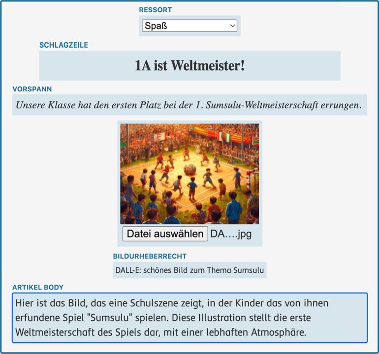 DALL-E Bild zum Thema Sumsulu